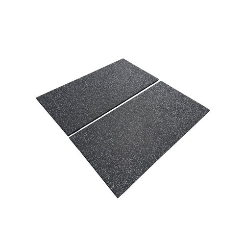 GymGear 20mm Premium Black Rubber Tile (1m x 0.5m / Grey Fleck)