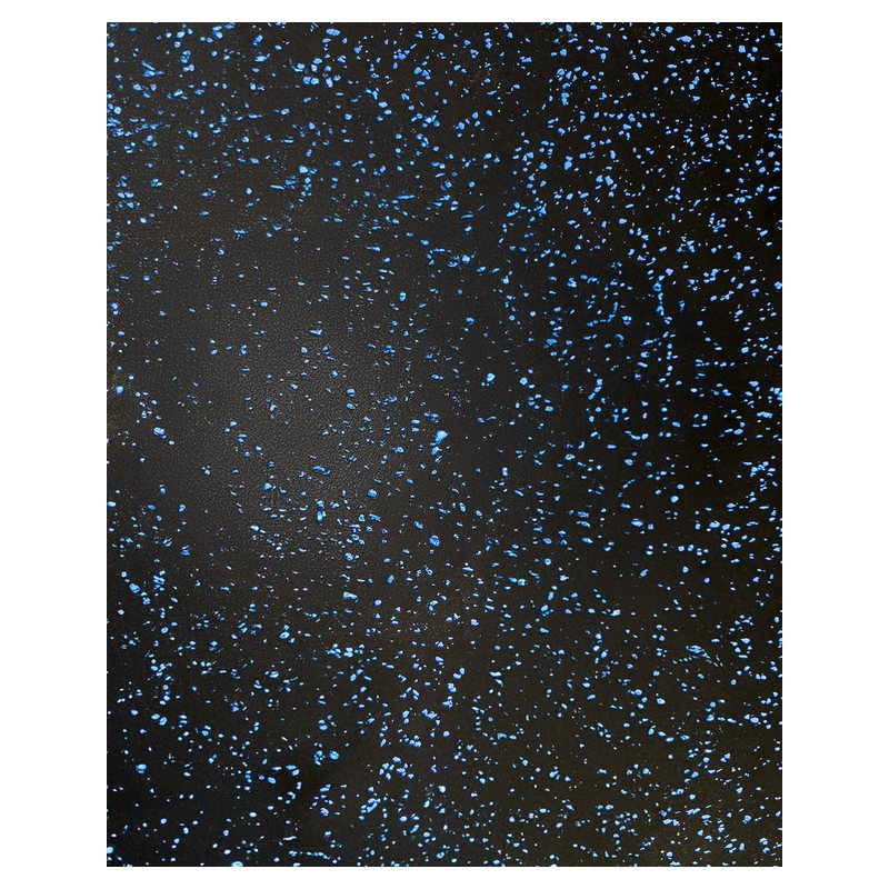 GymGear 20mm Premium Black Rubber Tile (1m x 0.5m / Blue Fleck)