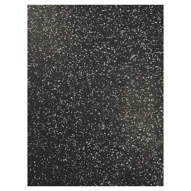 GymGear 40mm Premium Black Rubber Tile (1m x 0.5m / Grey Fleck)