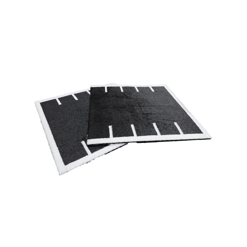 GymGear 30mm Black Premium Sled Track Turf Tile 1x1m