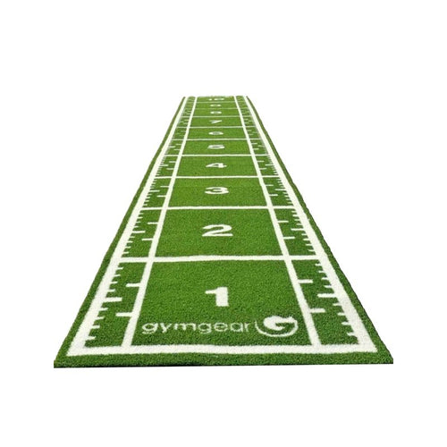 GymGear 10m x 1.5m Sprint Track (Full Line Markings) — Green