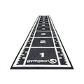 GymGear 10m x 1.5m Sprint Track (Full Line Markings) — Black