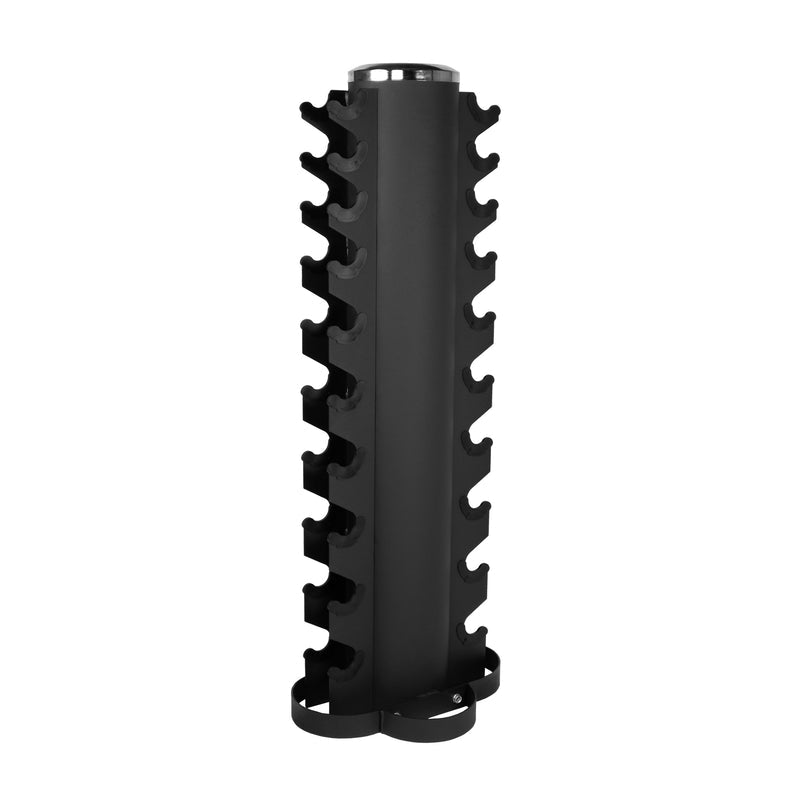 Rival Double-Sided 10-Pair Vertical Hex Dumbbell Storage Rack