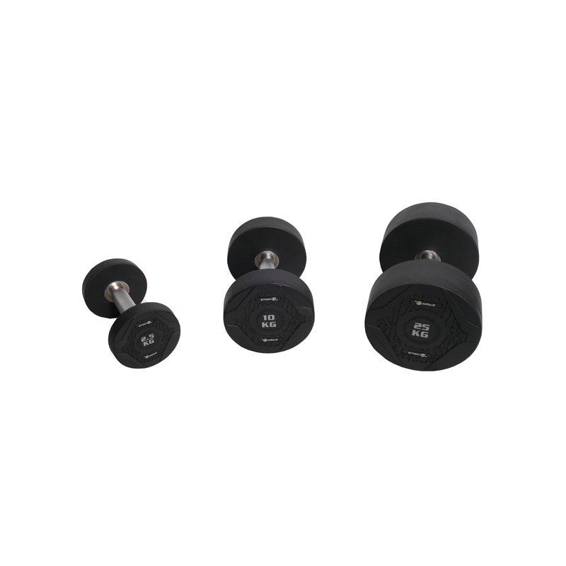 GymGear Pro Rubber Dumbbells