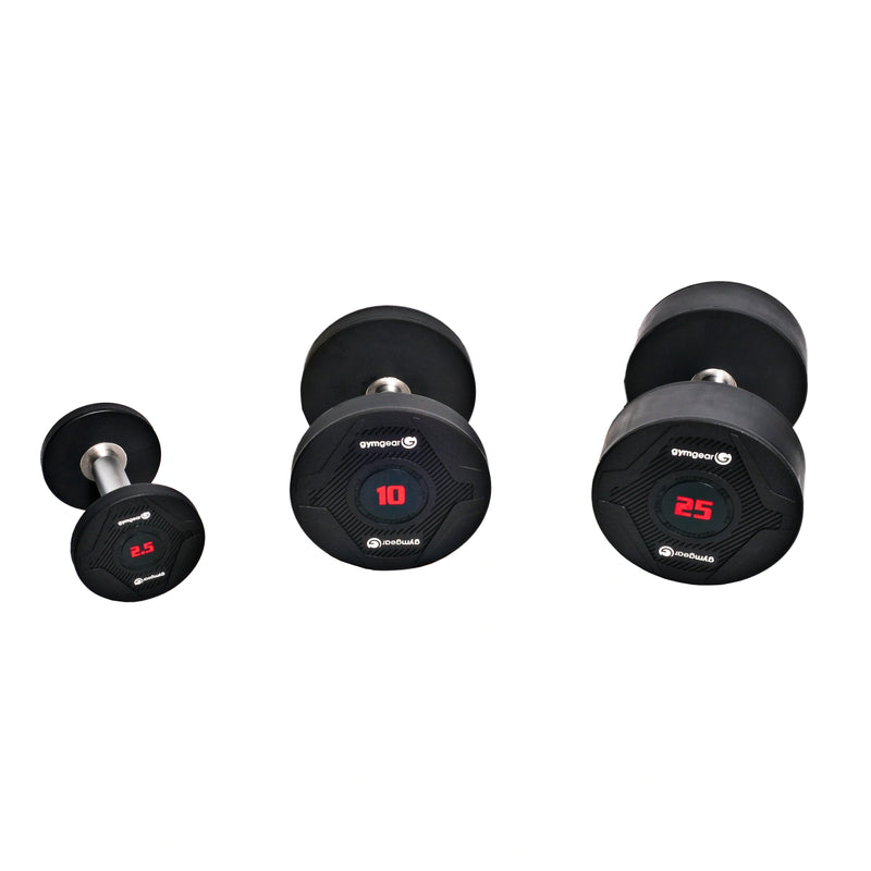 GymGear Pro Urethane Dumbbells