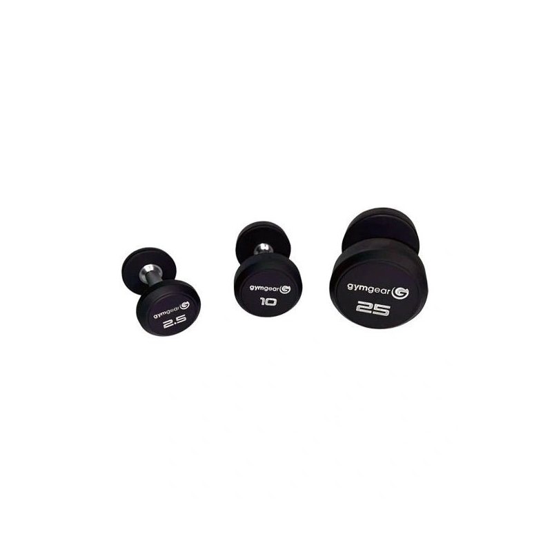 GymGear Rubber Dumbbells Set