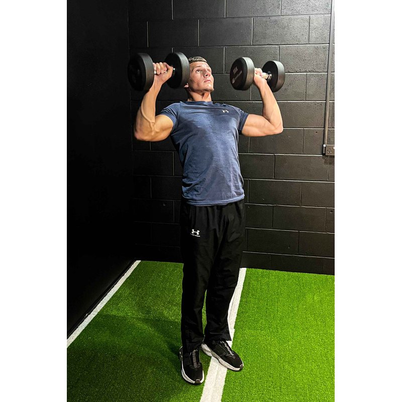 GymGear Rubber Dumbbells Set