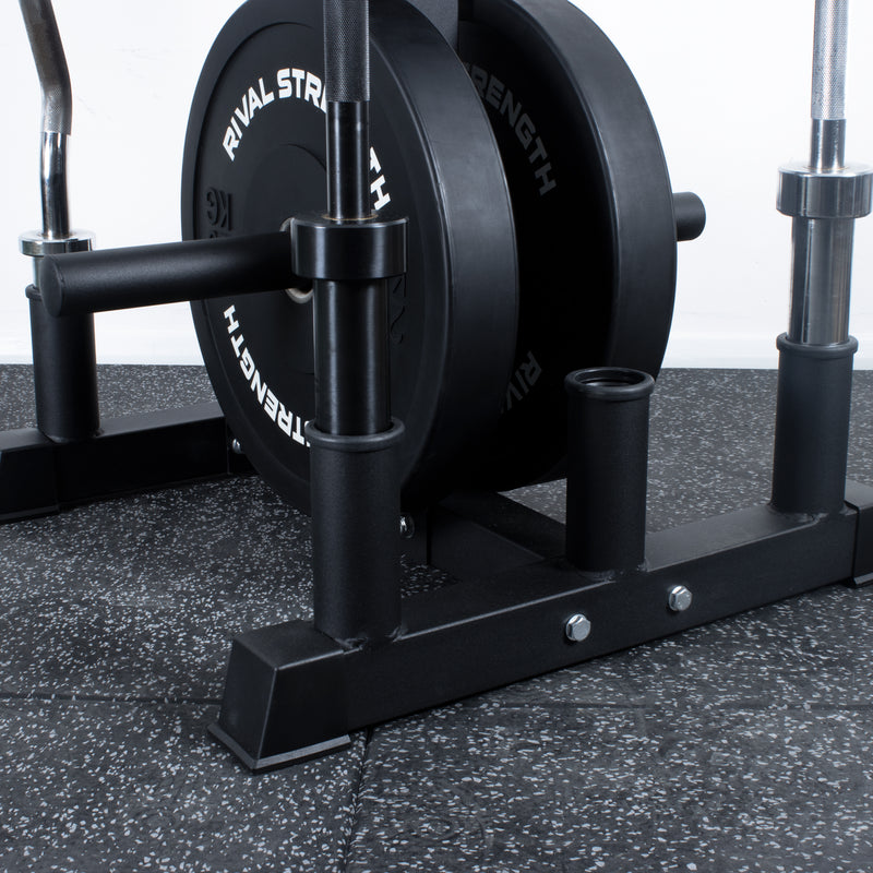 Rival Olympic Plate Tree and 6 Barbell Storage
