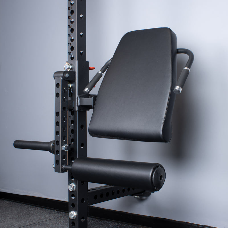 Rival S-Series Rack Mounted Leg Curl & Extension Attachment (75x75mm)
