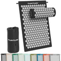 Tunturi Acupressure Mat and Pillow - Black