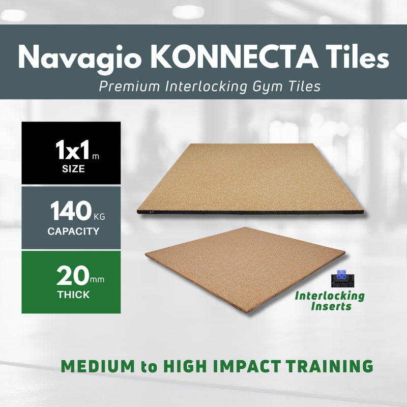Sprung 20mm Konnecta Navagio Flooring Mats