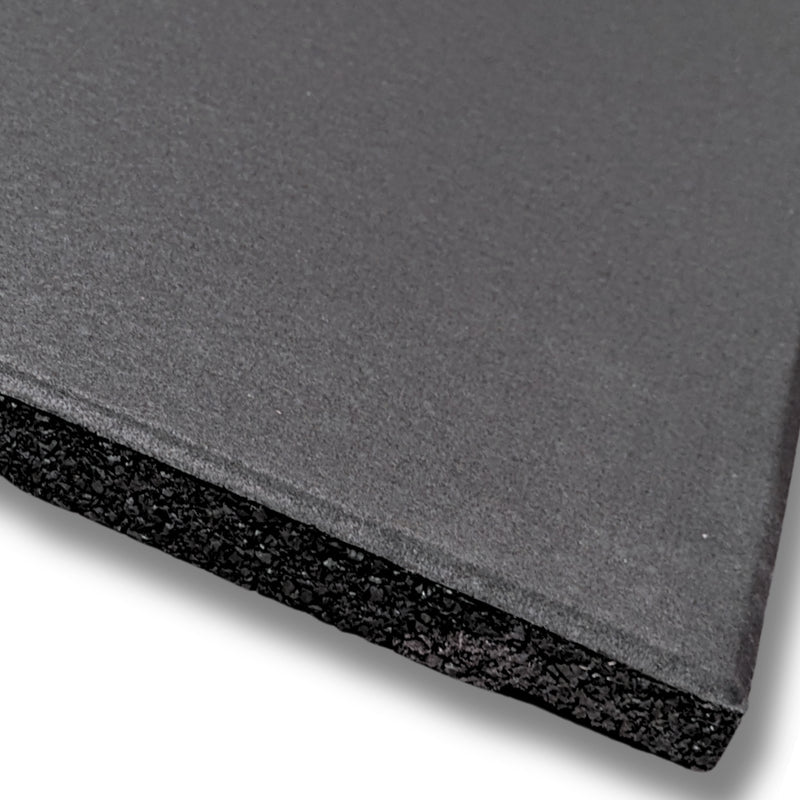 Sprung 20mm Onyx EPDM Rubber Gym Tiles