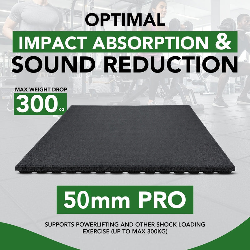 Sprung 50mm PRO Anti-Shock Gym Mats