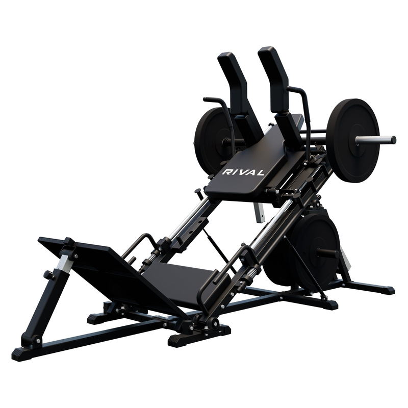 Rival Strength Adjustable Leg Press & Hack Squat (30-to-60 Degree Incline)