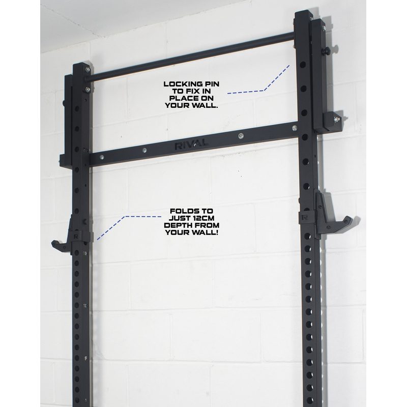Rival Strength J-1 Series Folding Wall Mount Rack