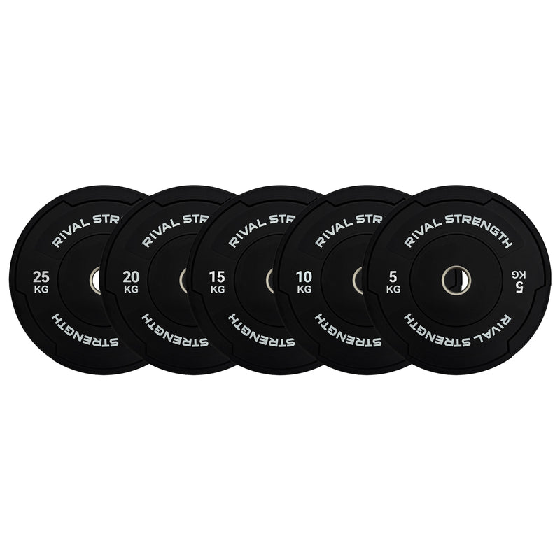 Rival Strength Olympic Black Bumper Plates 2.0