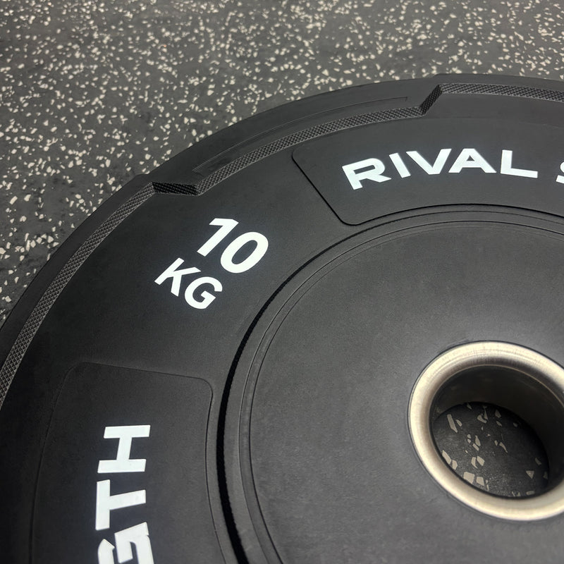 Rival Strength Olympic Black Bumper Plates 2.0