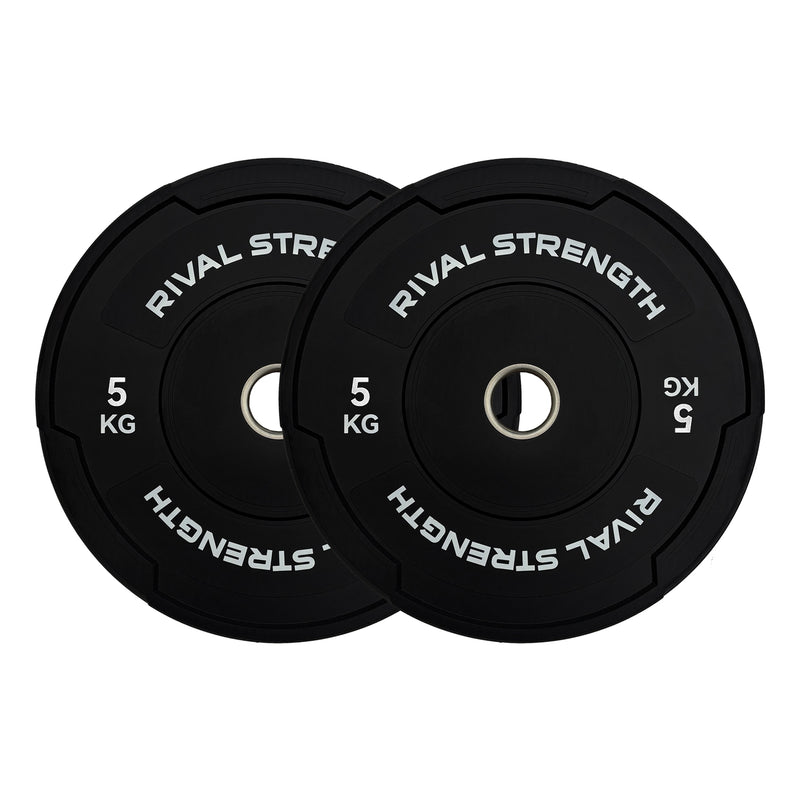 Rival Strength Olympic Black Bumper Plates 2.0