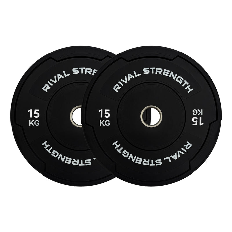 Rival Strength Olympic Black Bumper Plates 2.0