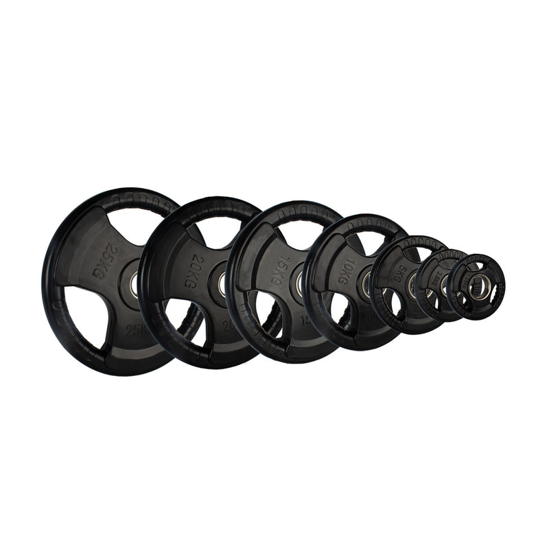 Rival Strength Olympic Rubber Tri-Grip Plates