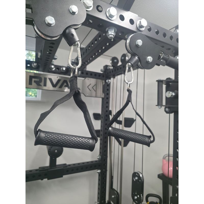 Rival Rubber D-Handle Cable Attachments (Pair)