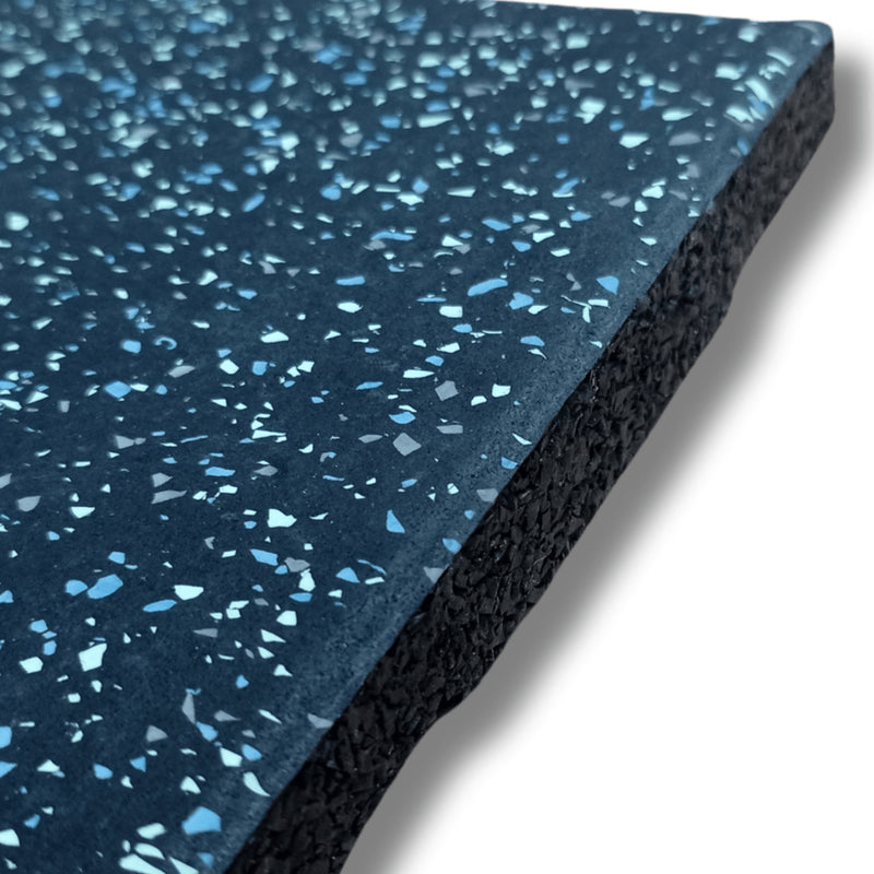 Sprung 20mm Seahawk Fleck Rubber Gym Flooring Tile