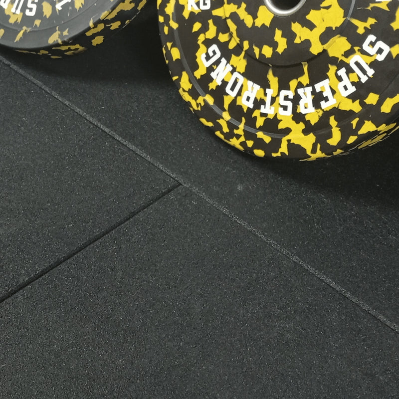 Sprung 43mm PRO Anti-Shock Rubber Gym Flooring Tile