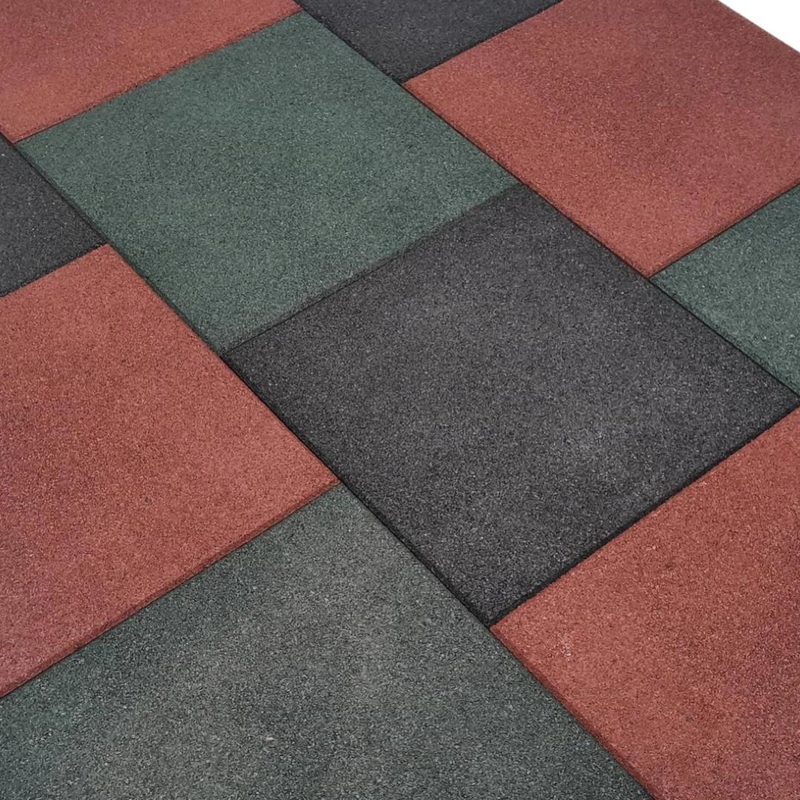 Sprung EasiFit Heavy Duty Rubber Flooring Mats – 50 × 50 cm