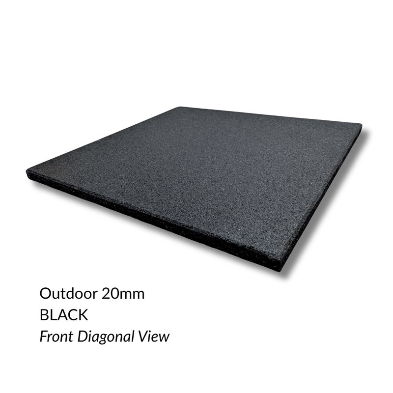 Sprung EasiFit Heavy Duty Rubber Flooring Mats – 50 × 50 cm