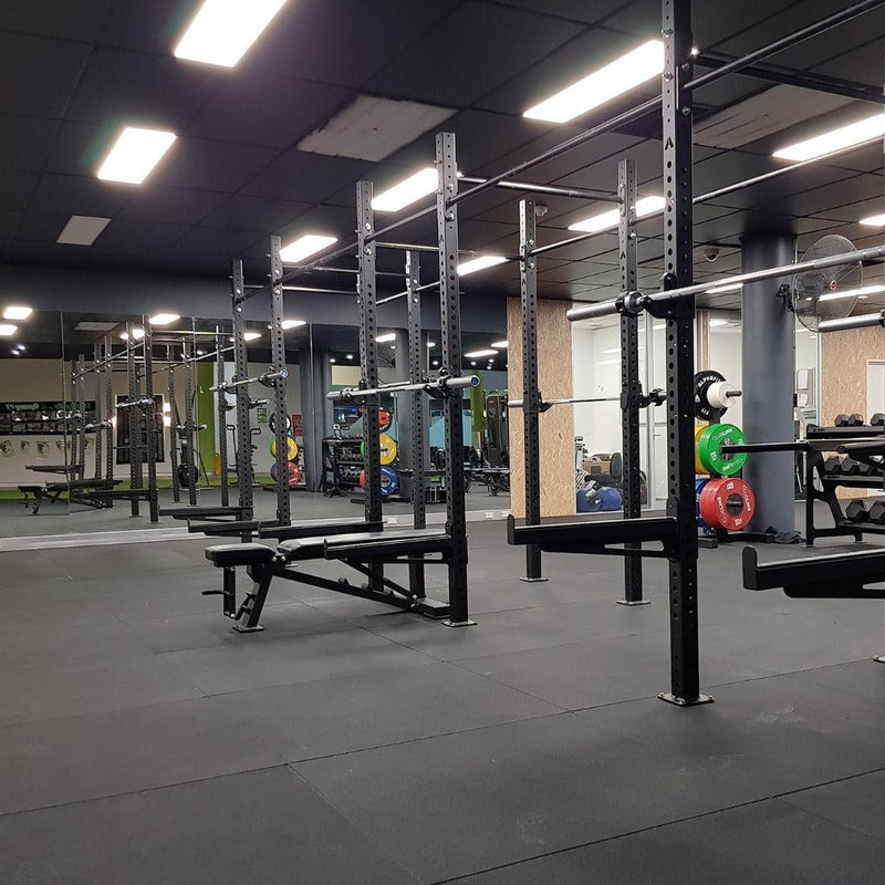 Sprung 20mm Konnecta Velvet Black Gym Flooring Mats