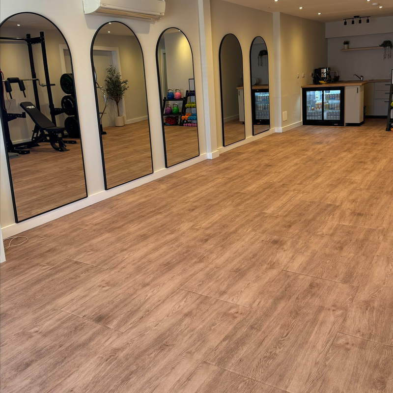 Sprung 20mm Konnecta Wood Effect Gym Flooring Mats